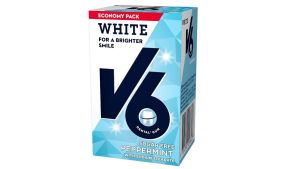 V6 Tyggegummi White Peppermint